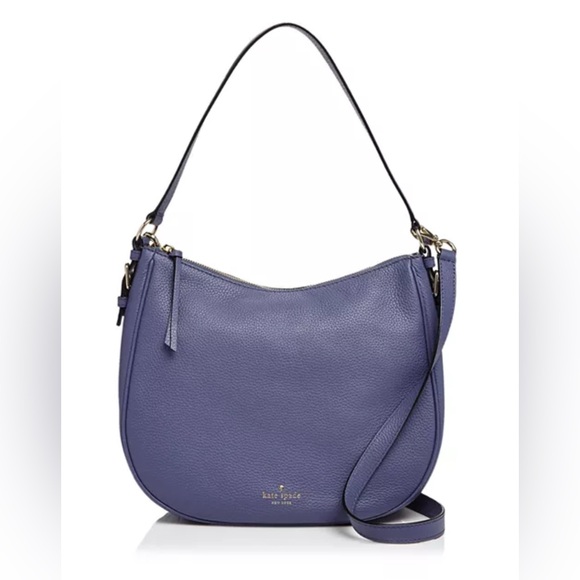 kate spade Handbags - kate spade purple pebbled leather hobo bag